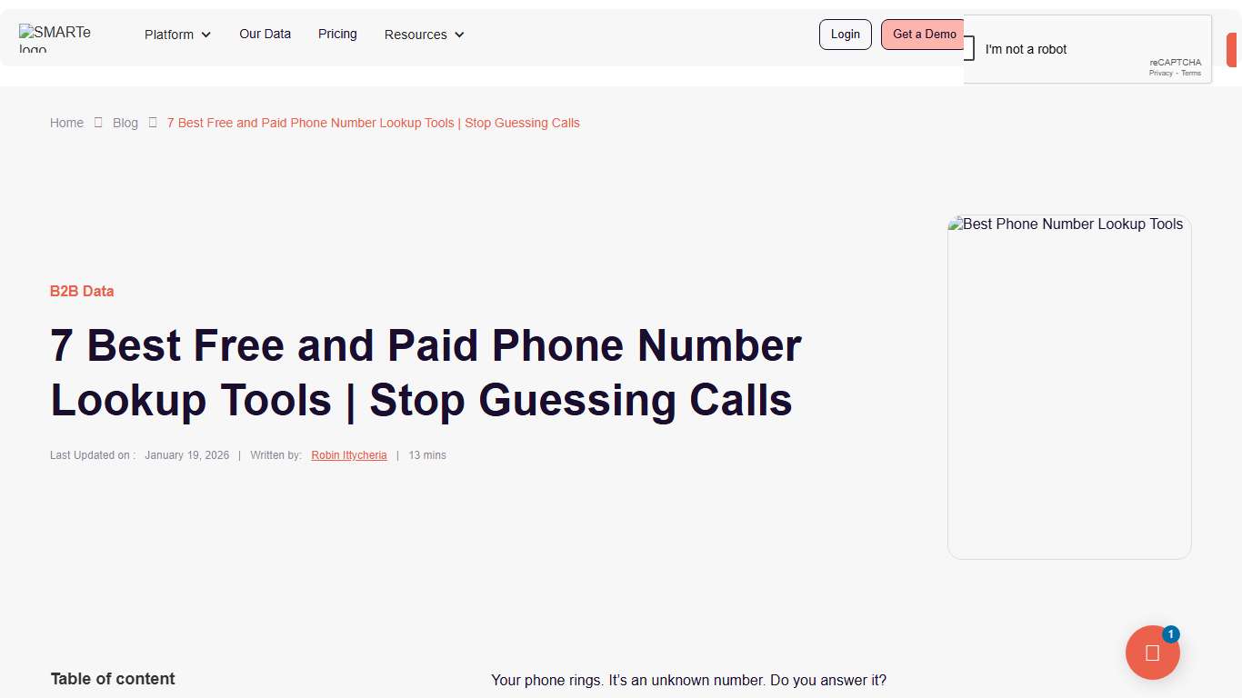 7 Best Free and Paid Phone Number Lookup Tools Stop Guessing Calls